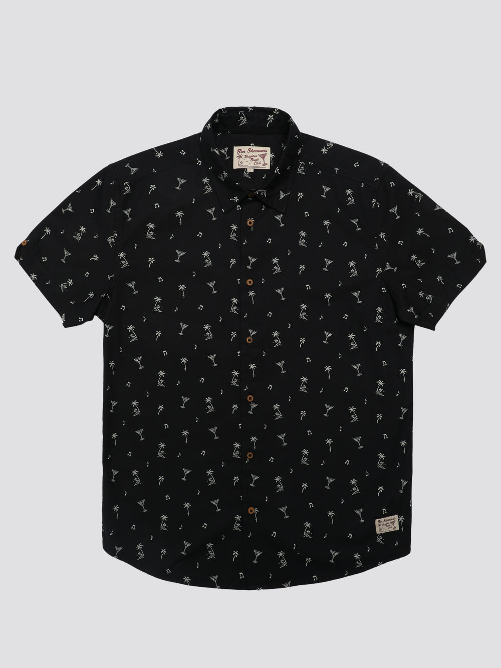 Chemises Ben Sherman Scattered Noir | OFK-77056665